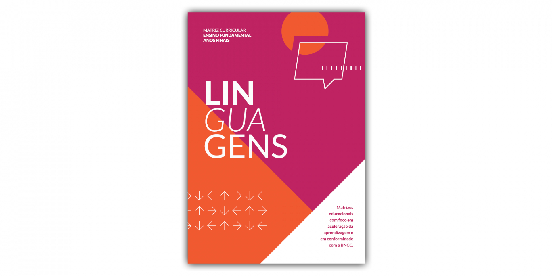 capa da matriz curricular de Linguagens do Ensino Fundamental Anos Finais